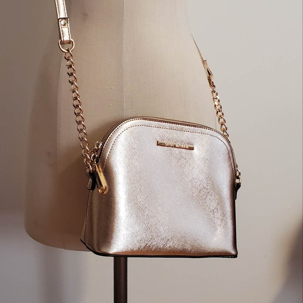 Steve Madden Gold Crossbody Bag